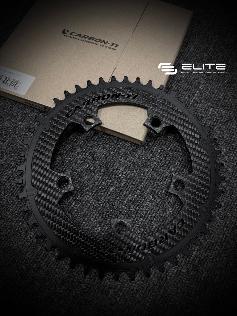Carbon-Ti X-SingleCarbon Chainring (5 Arm, 110BCD)