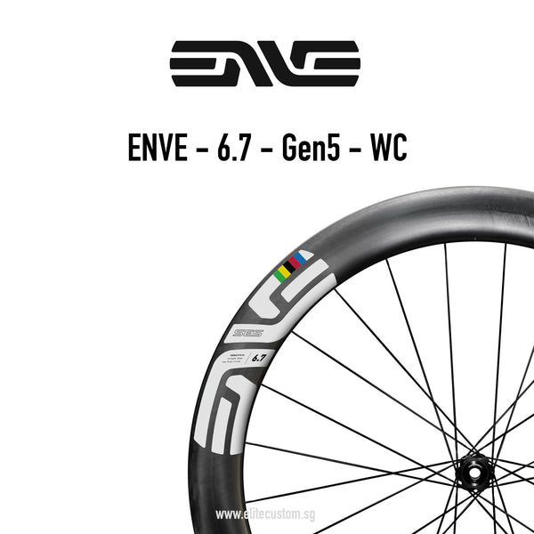 ENVE SES 6.7 Disc Wheelset (Gen5) - LTD - WORLD CHAMPION EDITION