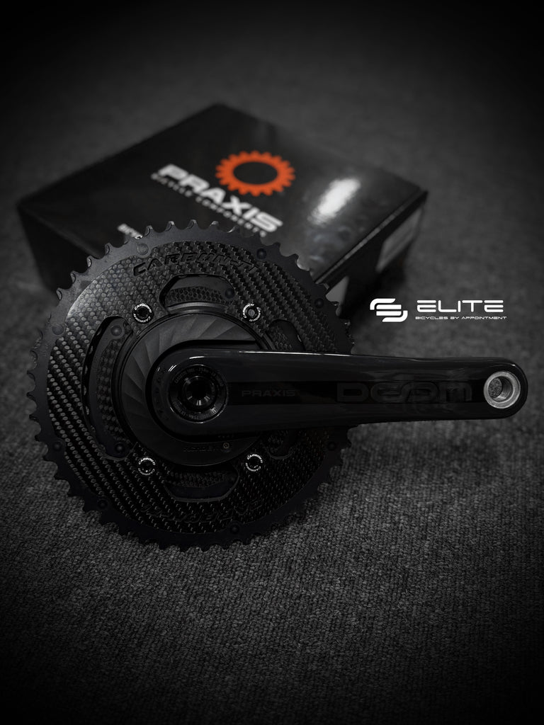 Elite Special: CR022 - Praxis Doon - Carbon-Ti 2X PowerMeter Crankset (4-Arm)