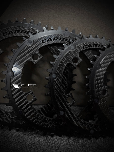 Carbon-Ti X-SingleCarbon Chainring (5 Arm, 110BCD) – Elite Custom SG