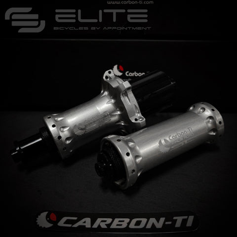 Dark Deal: HUB021 - Carbon-Ti - Road SP - Hubset - Silver (Rim Brake)