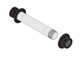 ENVE INDR HUB AXLE / END CAP Kit - (New InnerDrive Hub)