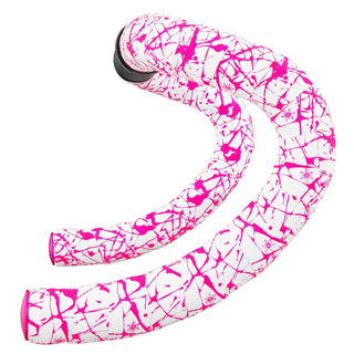 Supacaz - Super Sticky Kush – Splat – Limited – White w/ Neon Pink (BT-198)