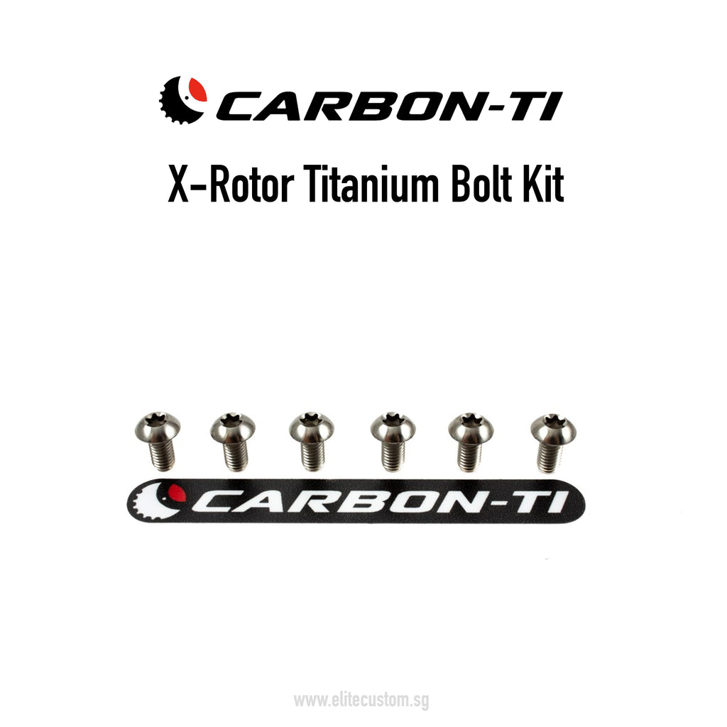 Carbon-Ti X-Rotor Titanium Bolt Kit