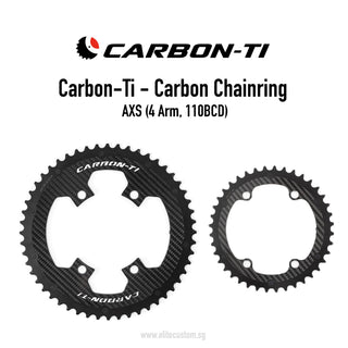 Carbon-Ti Chainring AXS 12 Speed (4 Arm, 110BCD)