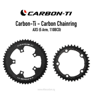 Carbon-Ti Chainring AXS 12 Speed (5 Arm, 110BCD)