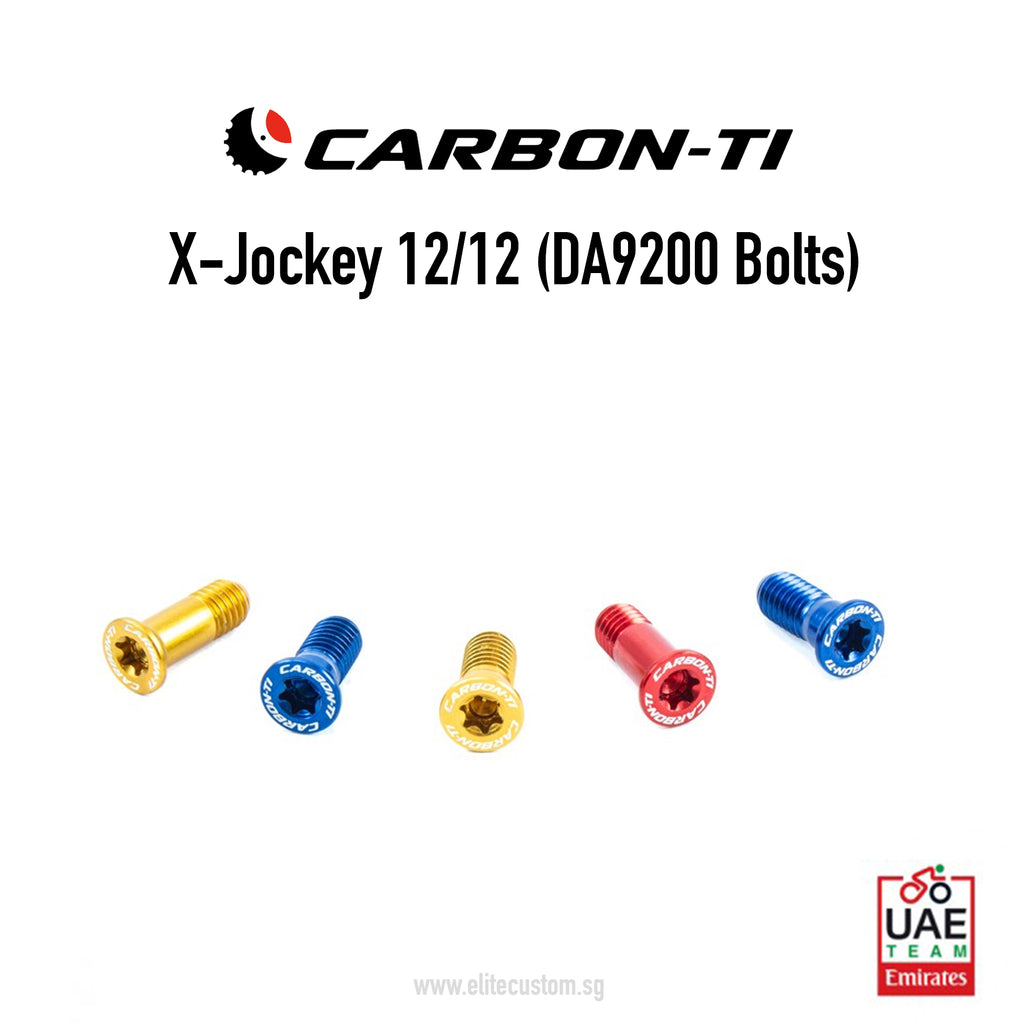 Carbon-Ti - Pulley Wheel Bolts -  X-Jockey 12/12 (DA9200)