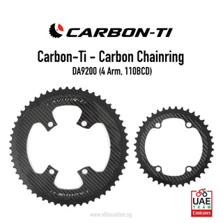 Carbon-Ti Chainring DA9200 (4 Arm, 110BCD)
