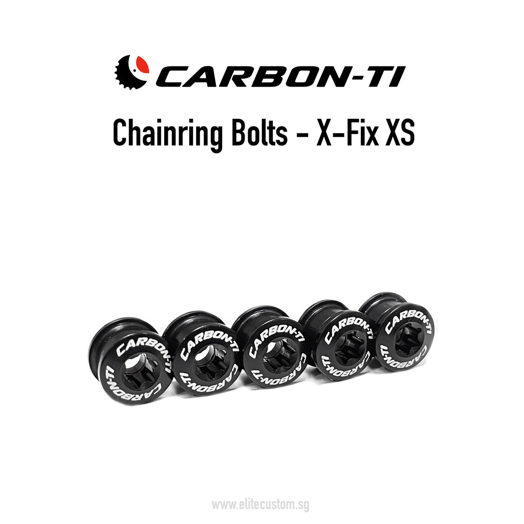 Carbon-Ti Chainring Bolts XS (Road kit for single ring setups)