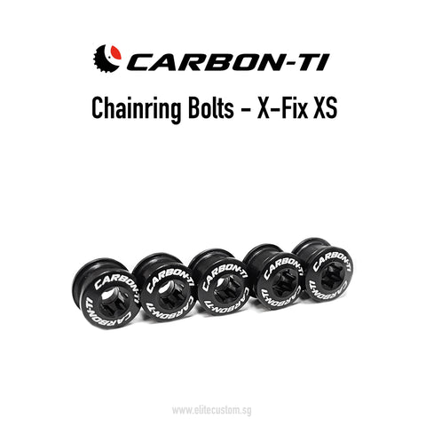 Carbon-Ti Chainring Bolts XS (Road kit for single ring setups)