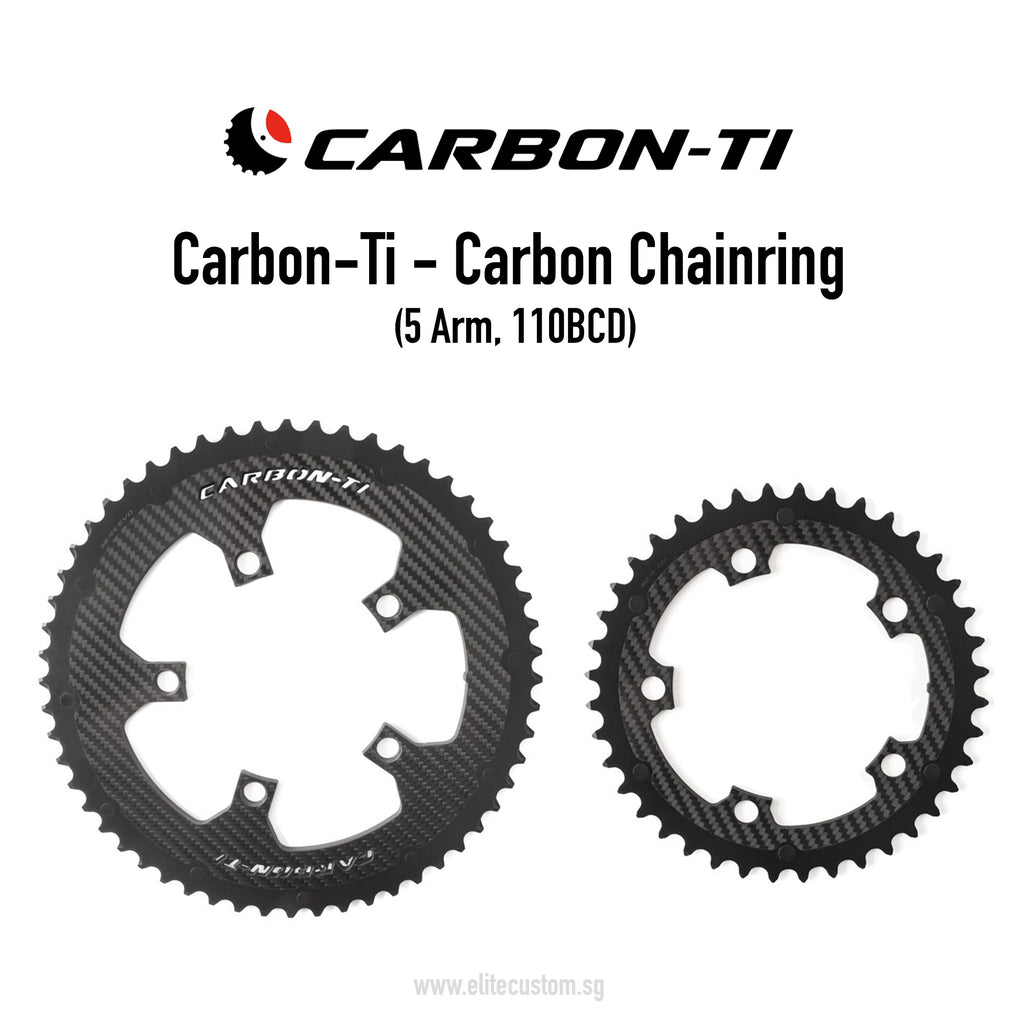 Carbon-Ti Chainring (5 Arm, 110BCD)