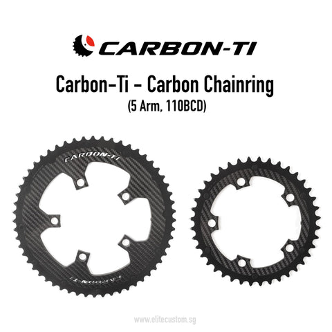Carbon-Ti Chainring (5 Arm, 110BCD)
