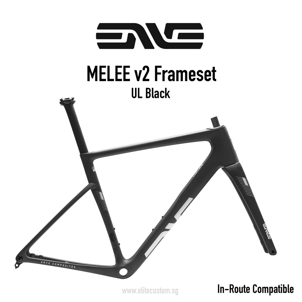 Enve Melee V2 - Frameset - Ultralight Black (incl Seatpost)