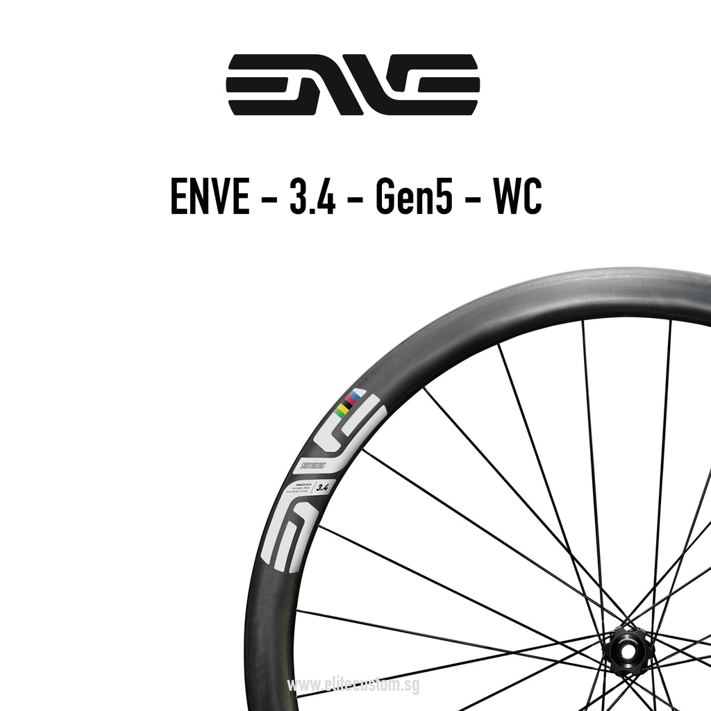 ENVE SES 3.4 Disc Wheelset (Gen5) - LTD - WORLD CHAMPION EDITION