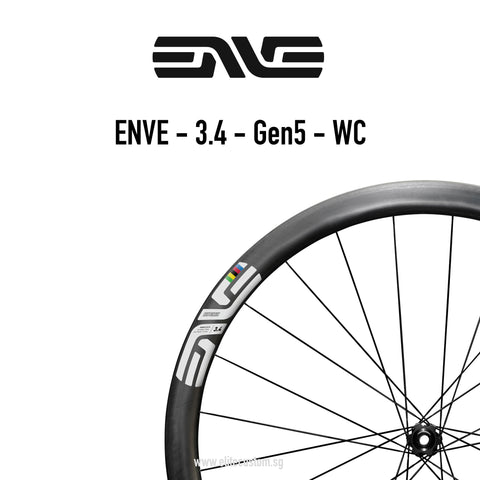 ENVE SES 3.4 Disc Wheelset (Gen5) - LTD - WORLD CHAMPION EDITION