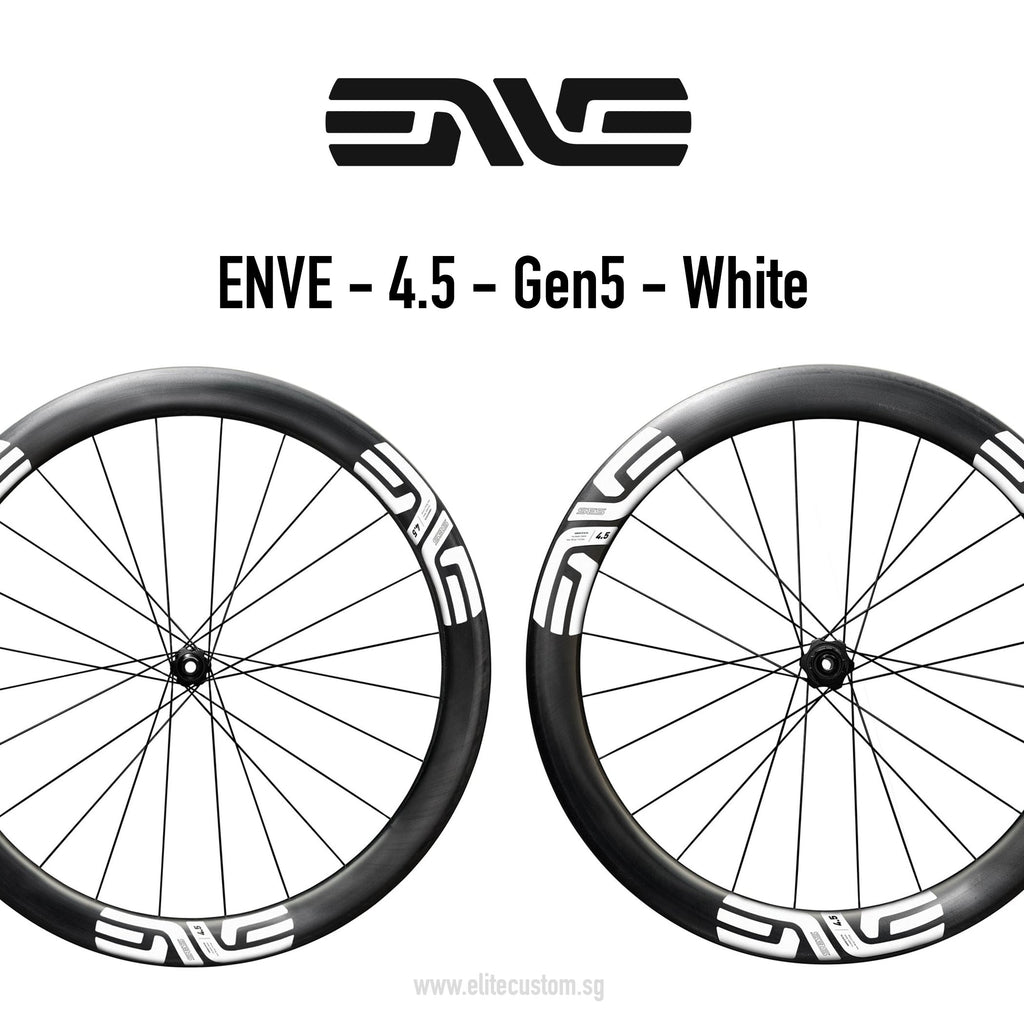ENVE SES 4.5 Disc Wheelset (Gen5) - LTD - TEAM EDITION WHITE
