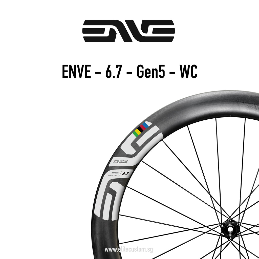 ENVE SES 6.7 Disc Wheelset (Gen5) - LTD - WORLD CHAMPION EDITION