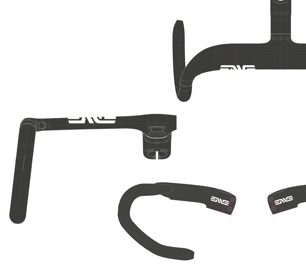 Enve Decals - Enve Aero PRO One-Piece Handlebar