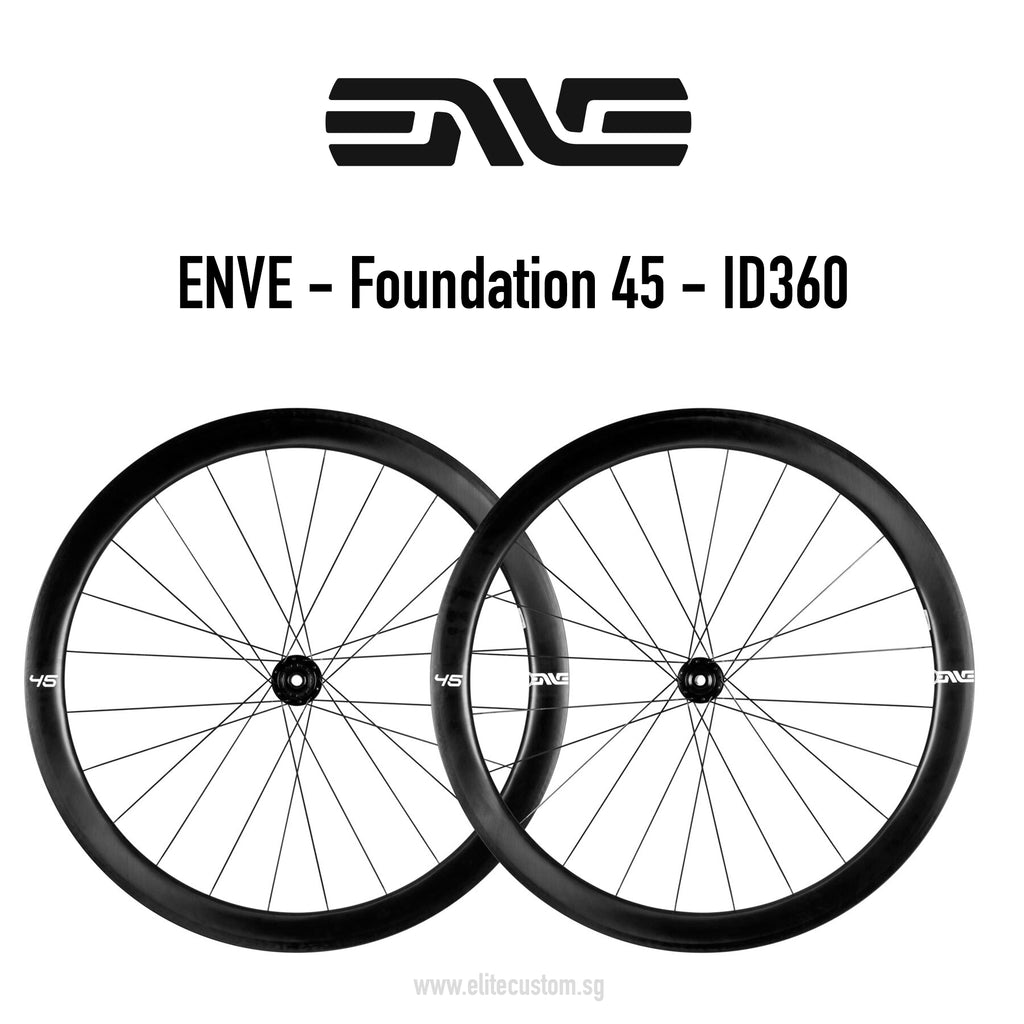 4デックセット Dark Deal: ENVE Foundation 45 Wheelset - ID360 – Elite Custom SG