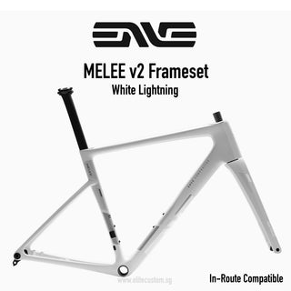 Enve Melee V2 - Frameset - White Lightning (incl Seatpost)