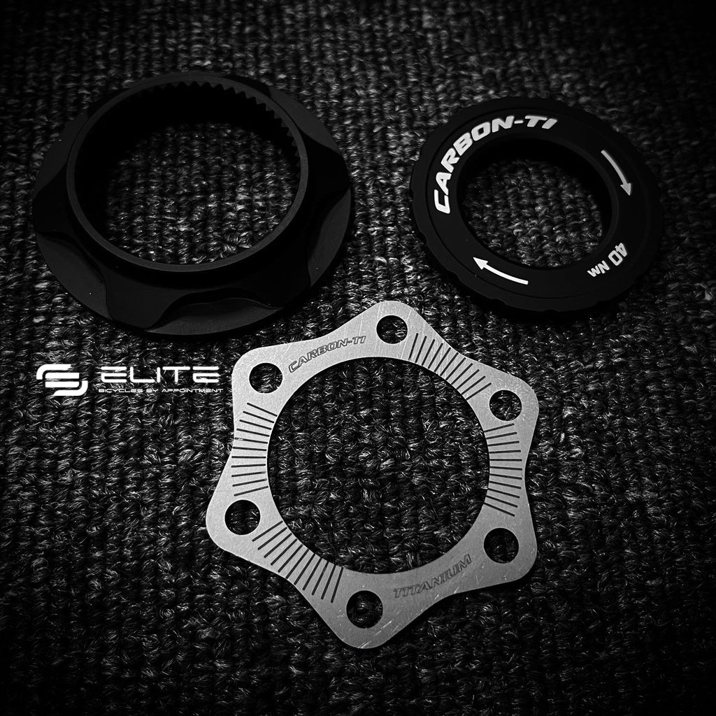 Carbon-Ti X-Rotor Centerlock Adapter Kit – Elite Custom SG