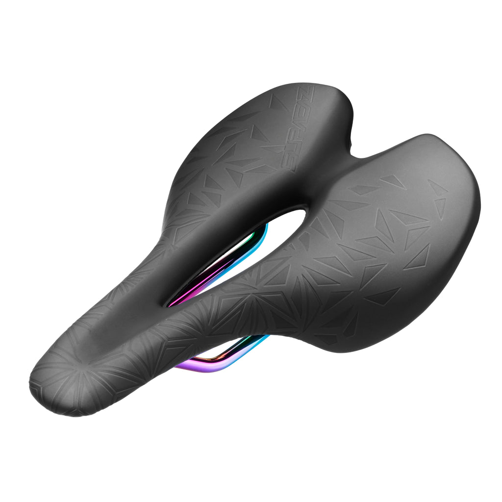 Supacaz - Ignite Saddle - Carbon Injected Base - Ti Rails - Stealth Black