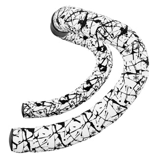 Supacaz - Super Sticky Kush – Splat – Limited – White w/ Black (BT-197)