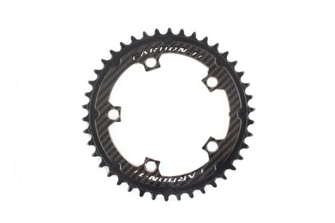 Carbon-Ti X-SingleCarbon Chainring (5 Arm, 110BCD)