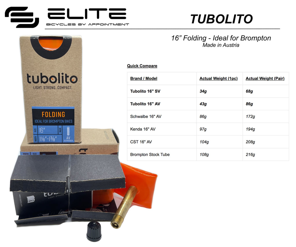 Tubolito brompton outlet