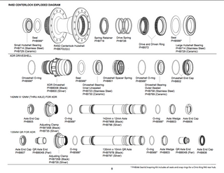 Chris King R45 Driveshell Parts