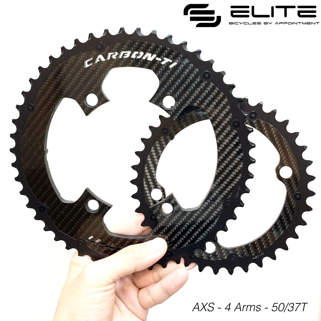 Carbon-Ti Chainring AXS 12 Speed (4 Arm, 110BCD)