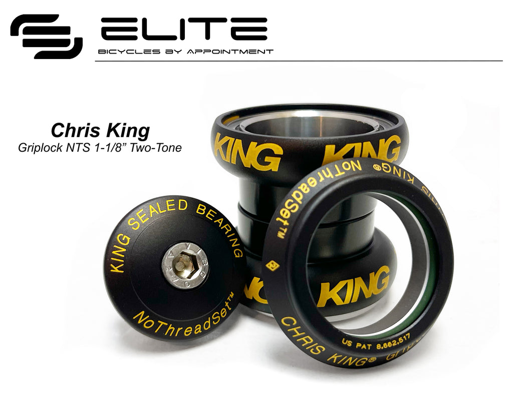 Chris King® NoThreadSet™ GripLock™ Headset 1-1/8 inch