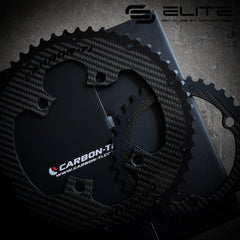 Dark Deal: Carbon-Ti Chainring DA9100 (4 Arm, 110BCD)