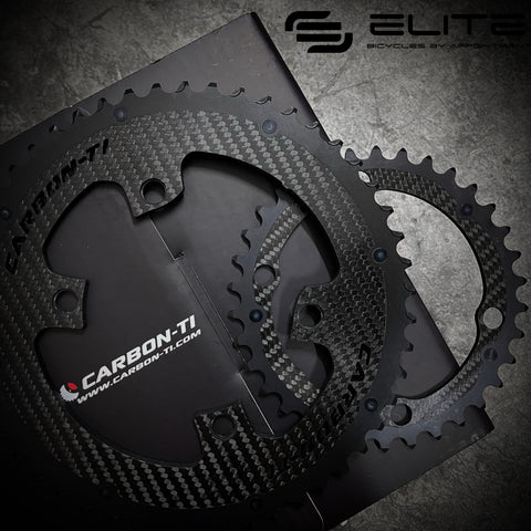 Carbon-Ti Chainring DA9200 (4 Arm, 110BCD)