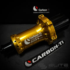 Dark Deal: HUB010 - Carbon-Ti - Road SL - Rear Hub - Gold (Rim Brake)