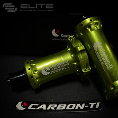 Dark Deal: HUB011 - Carbon-Ti - Road SL - Hubset - Acid Green (Rim Brake)