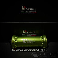 Dark Deal: HUB012 - Carbon-Ti - Road SL - Front Only - Acid Green (Rim Brake)