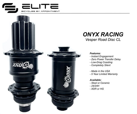 Onyx Vesper Road Disc (Centerlock)