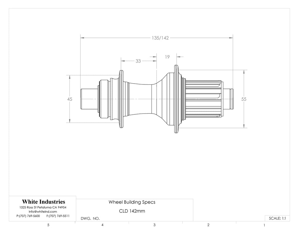 White Industries CLD Road Disc Hubs (Disc Brake)