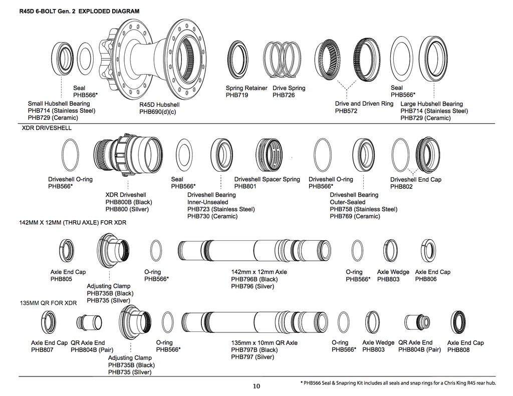 Chris King R45 Axles