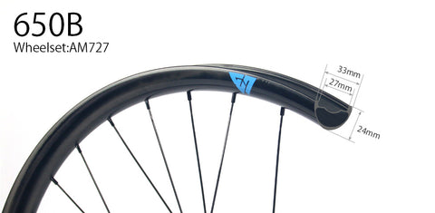 Light Bicycle - 27.5" Recon PRO AM727 Wheelset