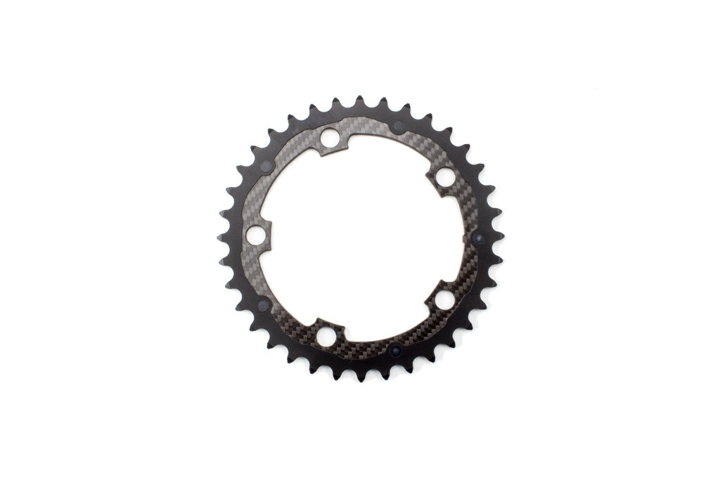 Carbon-Ti Chainring (5 Arm, 110BCD/130BCD)