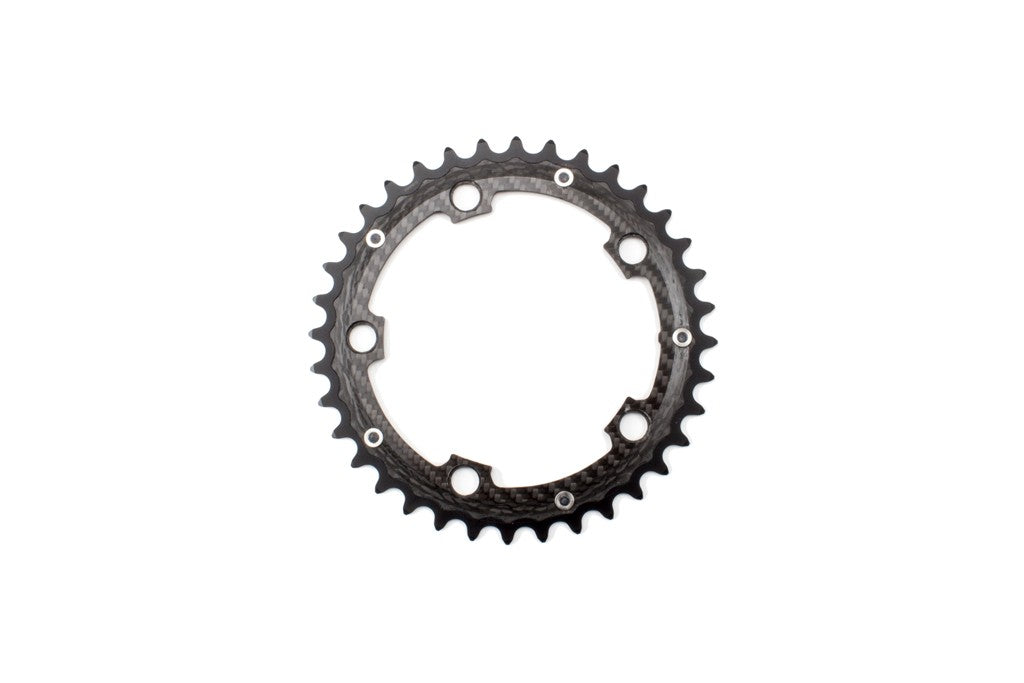 Carbon-Ti Chainring (5 Arm, 110BCD/130BCD)