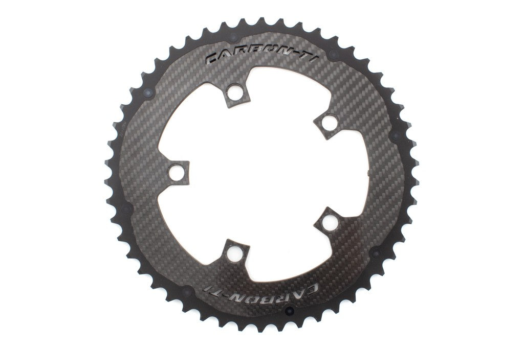 Carbon-Ti Chainring (5 Arm, 110BCD/130BCD)