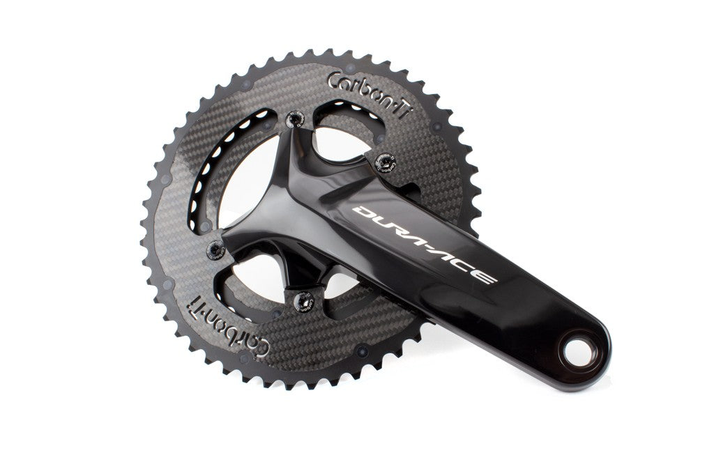Dark Deal: Carbon-Ti Chainring DA9100 (4 Arm, 110BCD)