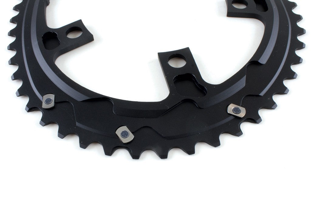 Carbon-Ti Outer Chainring (5 Arm, 110BCD / 130BCD) - SINGLE Ring Only